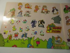 Vintage 1980’s Sticker Albums Books Lot Of 7 SW, GI Joe, Care Bears, Puffy, CP