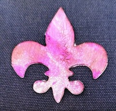 Fun 2″ Single Fleur de Lis Paper Craft