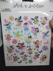 Fairies Flowers And Butterflies Sticker Sheet Stick A Bilities Craft Stickers