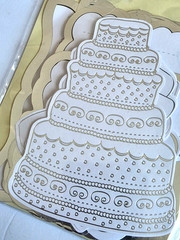 RECOLLECTIONS Foil Accented Die-Cuts – WEDDING – 30 pcs