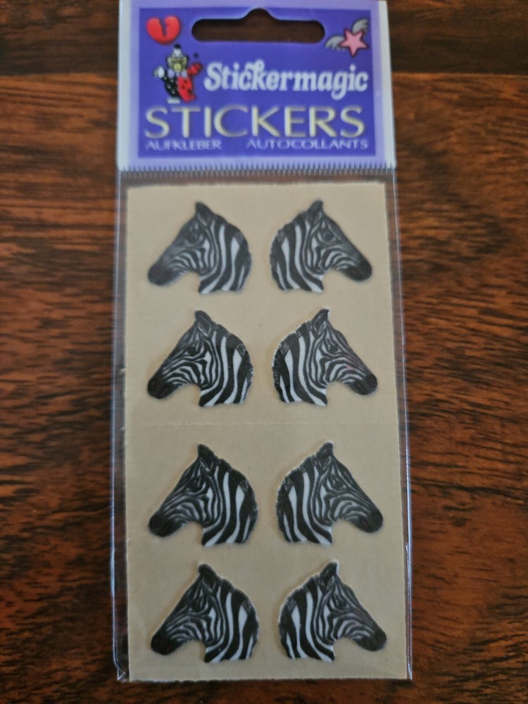 Zebra Fuzzy Stickermagic Stickers