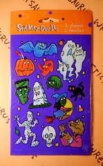 Vintage American Greetings Halloween Ghosts & Monsters Stickers Pack