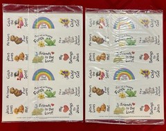 2 Sheets Current Catalog Faith Stickers 088954 – Christian Sayings – New Sealed