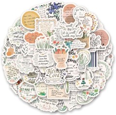 100 Pcs Bible Verse Stickers for Journaling and Water Bottles