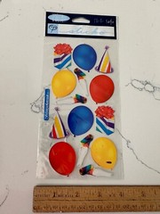 Sticko Photo Safe Photo Stickers Party Things Balloons Hat Presents Scrapbooking