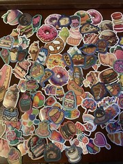 10 Random Food Sweets And Drinks Stickers