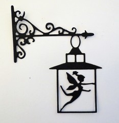 Fairies #2 Fairy Intricate Paper Die Cut Embellishments scrapbooking 9 pc Black