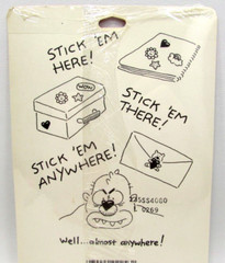 Vintage 1990 Travel Stickers Australia Hawaii Africa NYC Paris Hallmark NOS NIP
