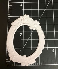 Tim Holtz Die Cuts * Embossed Floral Frame * Set of 12 * Black, White or Kraft