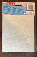 1984 Cabbage Patch Kids Stickers Puffy Vinyl Style 5 This Is My House Baking Day