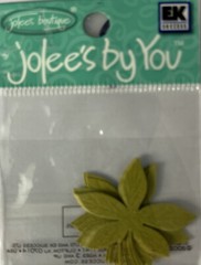 GREEN MID PALM FROND Die-cut Embellishment(10pc)Jolee’s•Flower •Garden•Stems•
