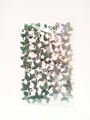 50 Poinsettias, White Mulberry Paper Poinsettias, Christmas Flowers, #SAA-274