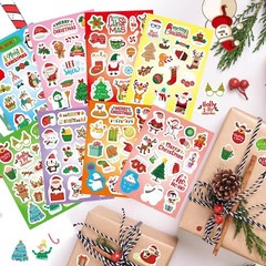 399PCS Christmas Stickers for Kids, Merry Christmas Stickers for Envelopes Cards