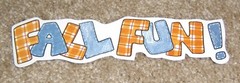 My Mind’s Eye Themed Diecut Title ~ Fall Fun