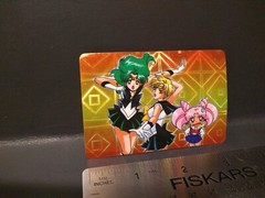 Vintage Stickers Sailor Moon Prism Vending Machine Sticker Card Manga VTG 90s
