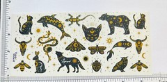 Violette Stickers Foil Mystical Celestial Animal Scrapbook Craft Planner Supply