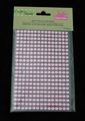 PINK Gemstone Jewel Glitter Facet Cut Sticker Embellishments Assortment Lot of 9