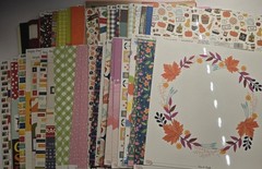 Huge SCRAPBOOK Bundle Echo Park Paper Stickers Embellishments Simple Stories Lot