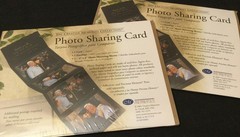 Creative Memories Collection Photo Sharing Card 2001 – Lot of 2 Cards, Env