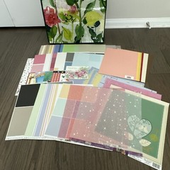 3M Scotch photo tape Scrapbooking Supplies kit Stickers Tags Die cuts paper lot