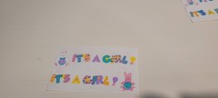 Vintage Mrs. Grossman sticker rolls Baby It’s a boy/It’s a girl deadstock