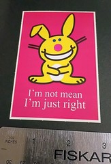Happy Bunny Sticker Jim Benton Cute Funny Humor Vending Machine Sticker
