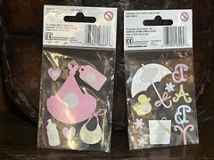 Baby Scrapbooking Stickers 2 Pack Bundle Cute Memories Pastel