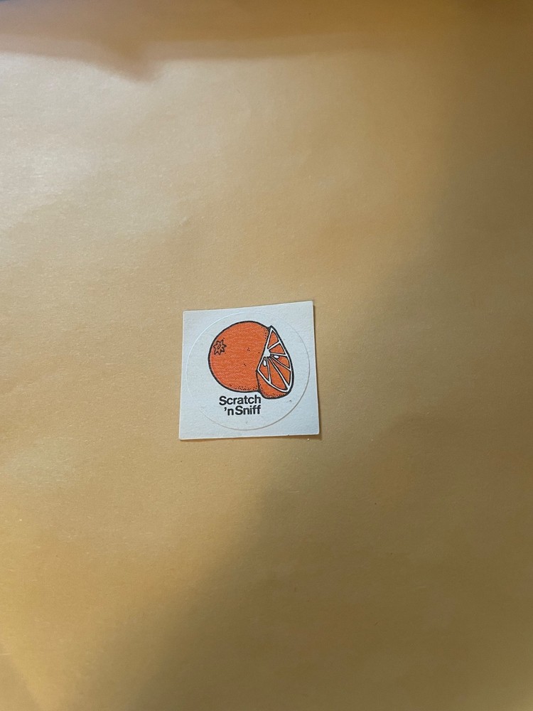 Vintage 1980s 3M Orange Sticker