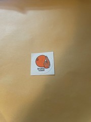 Vintage 1980s 3M Orange Sticker