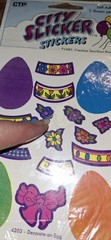 Vintage Stickers CTP city Slicker Decorate An Egg 1 Pkg,code20-1