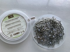 Stampin Up PETAL PASSION Metal Charms 24 Pieces 0.75in Embellishments 2018