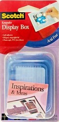 3M Scotch Keepsake Rectangle Display Box (2″ x 2.5″ x.25″) Photo Safe NEW