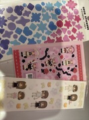 korean sticker sheets 3 + Extra Stickers**