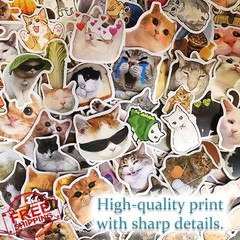 ABGAILZZ 227Pcs Cute Cat Stickers