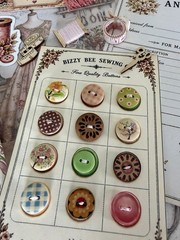 Vintage Sewing Junk Journal Kit Handmade Ephemera Stickers Tags Fabric 108 Piece