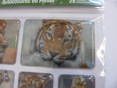 Pop Up Stickers JUNGLE ANIMALS 28 Pieces NIP