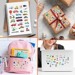Stickers for Kids 16 Different Theme with Sea, Animal, Food, Dessert,Space,Fruit