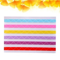 Scrapbook Photo Corner Sticker Set Assorted Colors Lightweight and Practical
