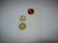 Vintage Trend Stinky Stickers KEEP ROLLING! Leather Scratch N Sniff, MATTE