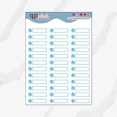 Writable AT&T Icon Label Planner Stickers, Internet Bill, Phone Bill, Removable