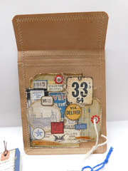 Junk Journal Add-Ons Handmade Tags Card Envelope File Clipboard Ephemera Set 2