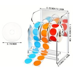 Multipurpose Acrylic Sticker Holder for Home and Office Efficiency Use