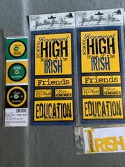 Rosemount High School Irish Stickers Decals Assorted School Spirit Designs