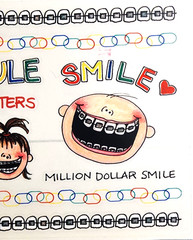 Vintage 2002 All My Memories Orthodontics Clear Sticker Sheet Scrapbook Craft