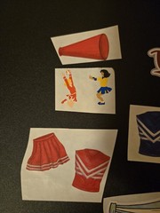Creative Memories Mrs. Grossman’s Cheerleader Cheerleading Scrapbook Stickers
