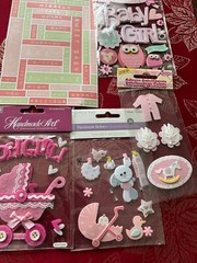 BABY GIRL LOT STICKERS #79 SOFT SPOKEN – PEBBLES INC – VERY RARE & RETIRED