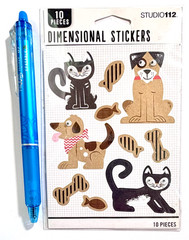 Dog Stickers Scrapbooking Card Journal Planner Studio112