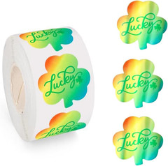 500 Pcs 1.2In Easter Egg Stickers – Waterproof Self-Adhesive Decor 8 Colors