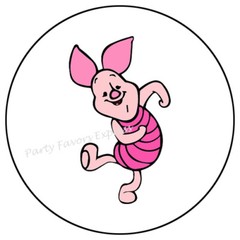 PIG ENVELOPE SEALS LABELS STICKERS PARTY FAVORS