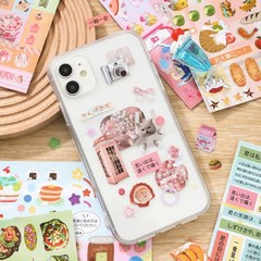 Girl’s Japanese Retro Sticker Book, 1000+ Cute Comics Style Food Stickers, fo…